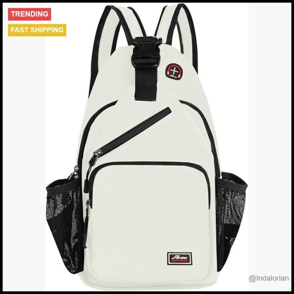 Handbags - Sling Backpack Daypack Crossbody Chest Bag Hiking Travel Lightweight Versatile